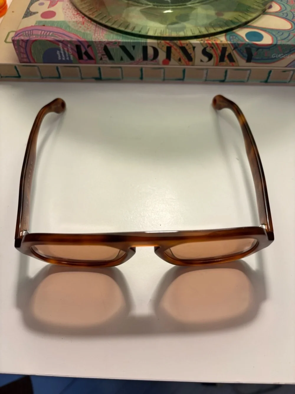 Women’s Sunglasses - Brown Oversized Square Frame - Picture 2 of 7